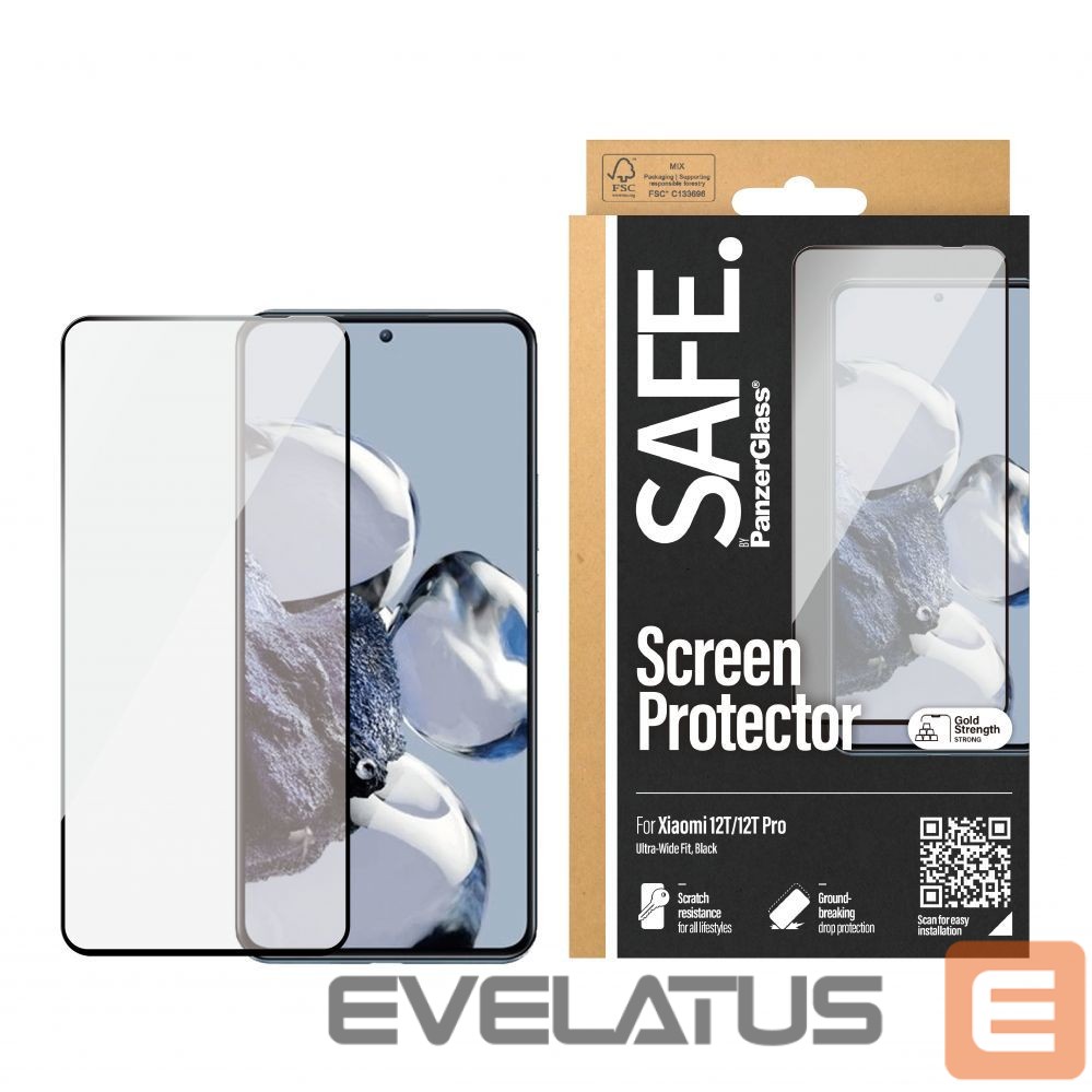 Back panel cover PanzerGlass SAFE by Screen Protector Xiaomi 12T | 12T Pro |