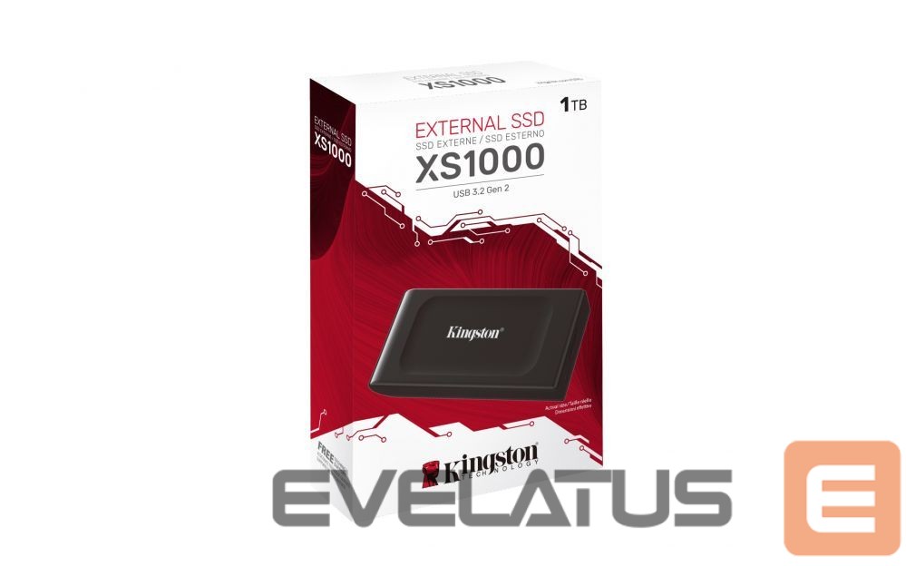 Computer components Kingston KINGSTON XS1000 1TB SSD Pocket-Sized USB