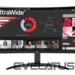 Monitor LG  34WR50QK-B.AEU Curved UltraWide Monitor 34"/21:9, 3440x1440, HDMI, DisplayPort USB 