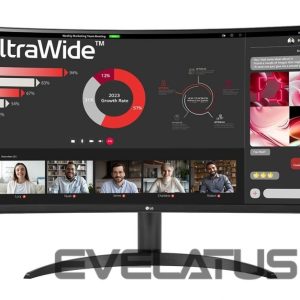 Monitor LG  MONITOR LCD 34" VA/34WR50QK-B 