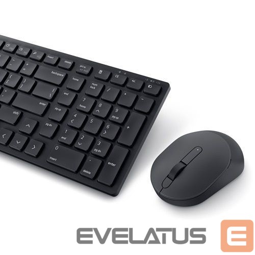 Computer keyboard Dell | Silent Keyboard and Mouse | KM555 | Keyboard and Mouse Set | Wireless | US International (QWERTY) | Black | 2.4 GHz, Bluetooth 5.1 | Wireless connection