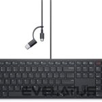 Computer keyboard Dell  | Collaboration Keyboard | KB525C | Keyboard | Wired | Ukrainian (QWERTY) | Black | USB-C 