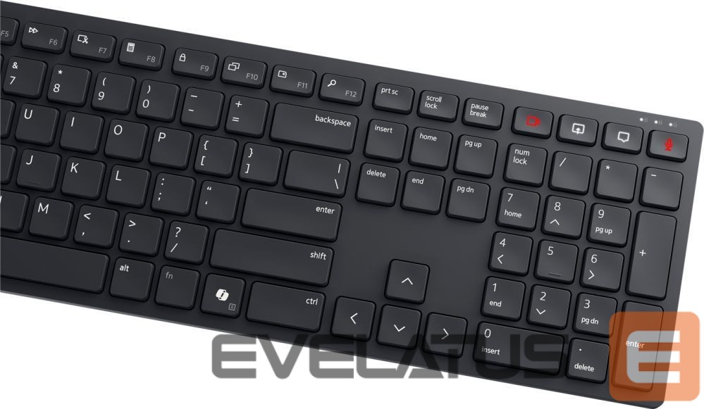 Computer keyboard Dell | Collaboration Keyboard | KB525C | Keyboard | Wired | Ukrainian (QWERTY) | Black | USB-C