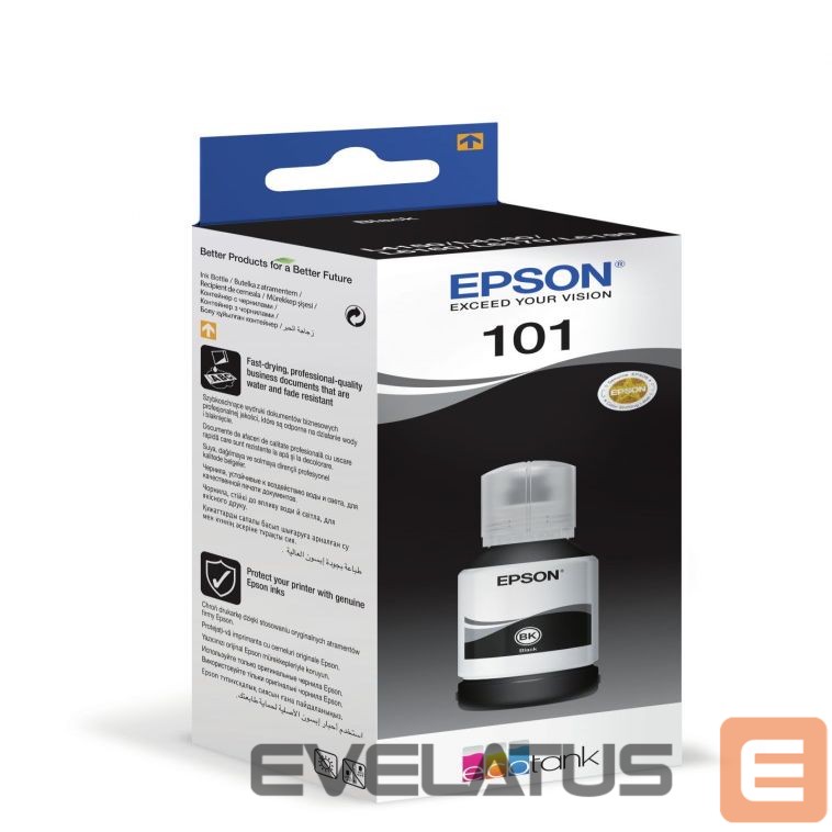 Printer accessories EPSON 101 EcoTank BK Ink Bottle, Black