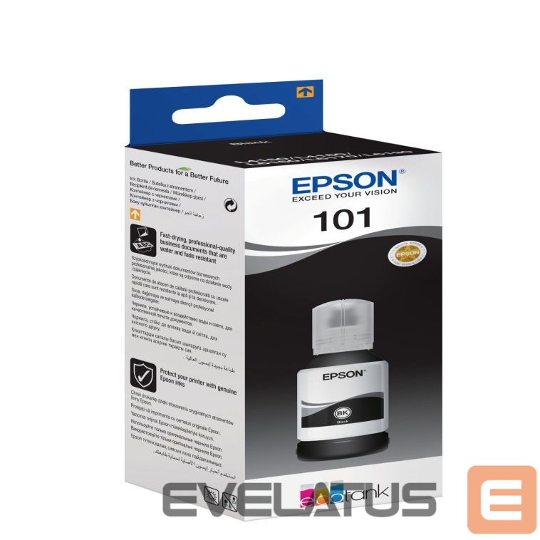 Printer accessories EPSON 101 EcoTank BK Ink Bottle, Black