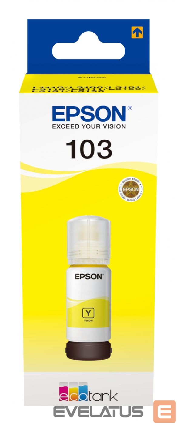 Printer accessories EPSON 103 ECOTANK Ink Bottle, Yellow