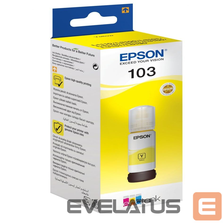 Printer accessories EPSON 103 ECOTANK Ink Bottle, Yellow