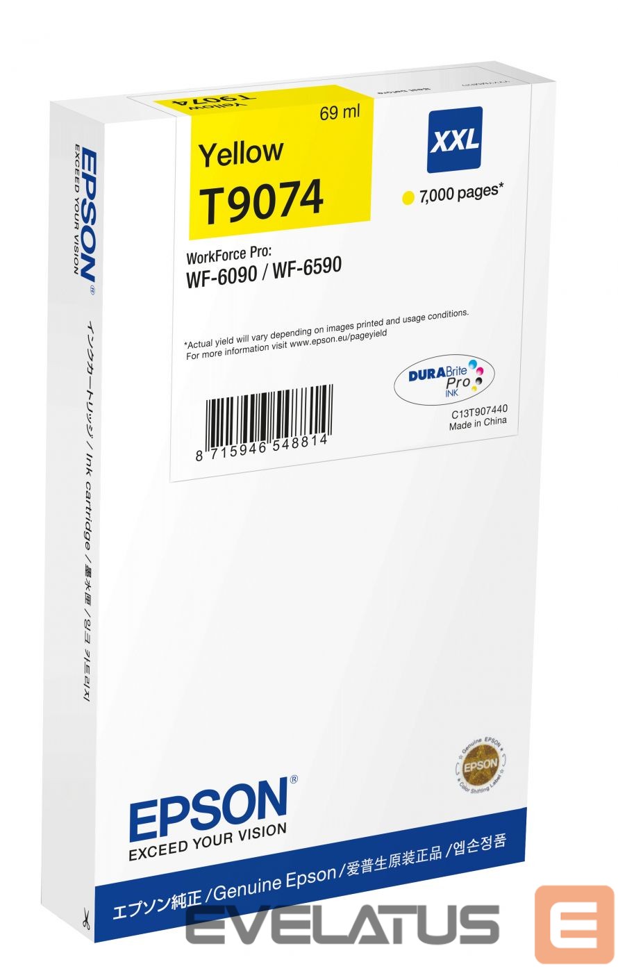 Printer accessories EPSON WF-6XXX | Ink cartridge XXL | Yellow