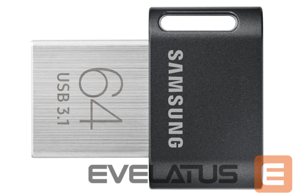 Flash drive Samsung FIT Plus MUF-64AB/APC 64 GB, USB 3.1, Black/Silver