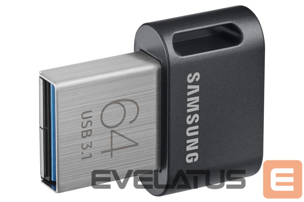 Flash drive Samsung FIT Plus MUF-64AB/APC 64 GB, USB 3.1, Black/Silver