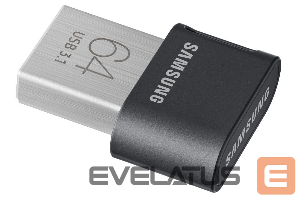 Flash drive Samsung FIT Plus MUF-64AB/APC 64 GB, USB 3.1, Black/Silver