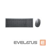 Computer keyboard Dell  KM7120W Keyboard and Mouse Set, Wireless, Batteries included, NORD, Titan Gray 