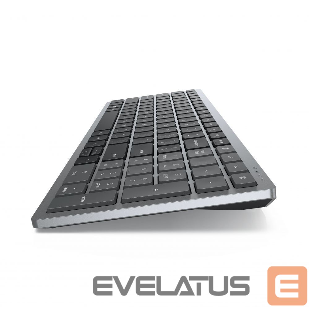Computer keyboard Dell KM7120W Keyboard and Mouse Set, Wireless, Batteries included, NORD, Titan Gray