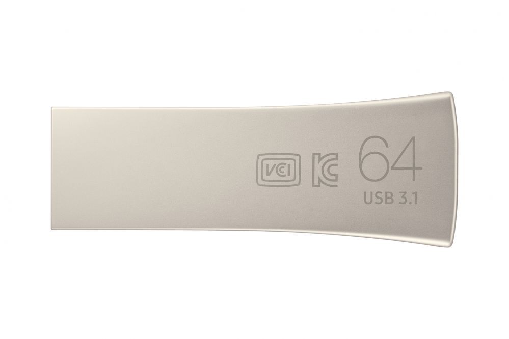 Flash drive Samsung SAMSUNG BAR Plus MUF-64BE3/APC 64 GB, USB 3.1, Silver