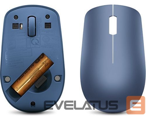 Computer mouse Lenovo Wireless Mouse 530 Optical Mouse, Abyss Blue, 2.4 GHz Wireless via Nano USB