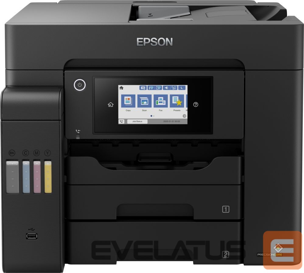 Printer EPSON Multifunctional Printer EcoTank L6550 Colour, Inkjet, A4, Wi-Fi, Black