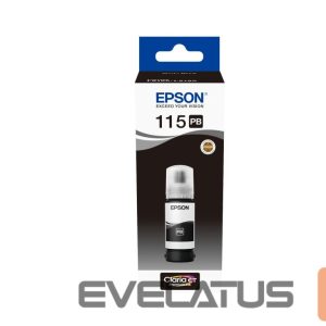 Printer accessories EPSON  115 ECOTANK Ink Bottle, Photo Black 