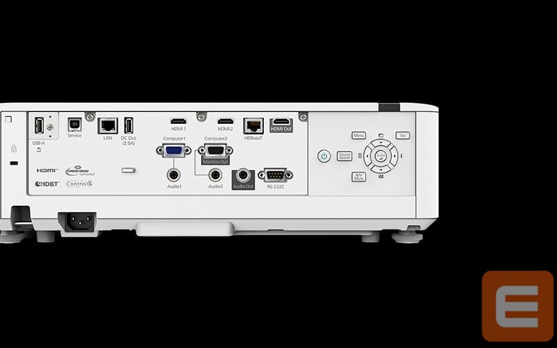 Printer EPSON Laser Projector EB-L530U WUXGA (1920x1200), 5200 ANSI lumens, White, Lamp warranty 12 month(s)