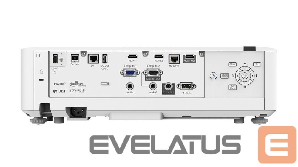 Printer EPSON Laser Projector EB-L530U WUXGA (1920x1200), 5200 ANSI lumens, White, Lamp warranty 12 month(s)