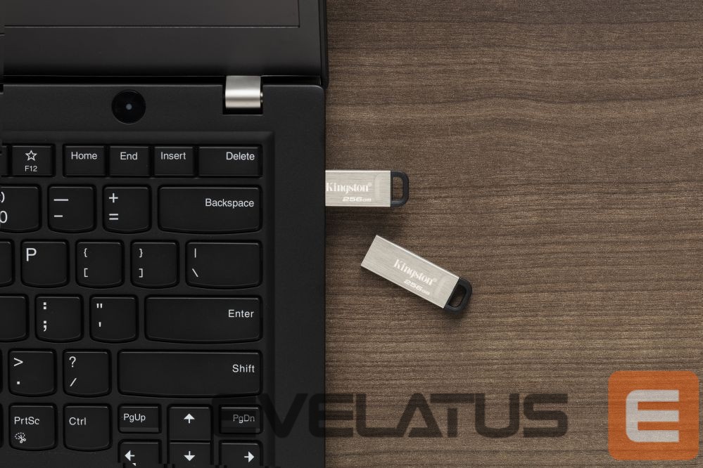Flash drive Kingston USB Flash Drive DataTraveler Kyson 256 GB, Type-A USB 3.2 Gen 1, Silver
