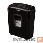 Office supplies Fellowes  Powershred 6M Black, 13 L, Credit cards shredding, Mini-Cut Shredder, Paper handling standard/output 6 sheets per pass, Warranty 24 month(s)