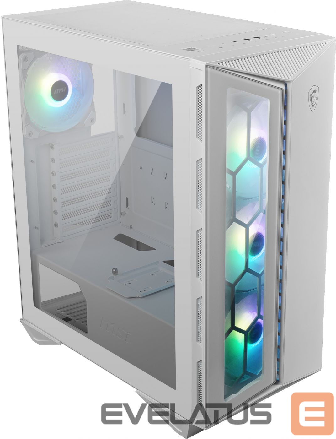 Computer case MSI MPG GUNGNIR 110R White, Mid-Tower, Power supply included No