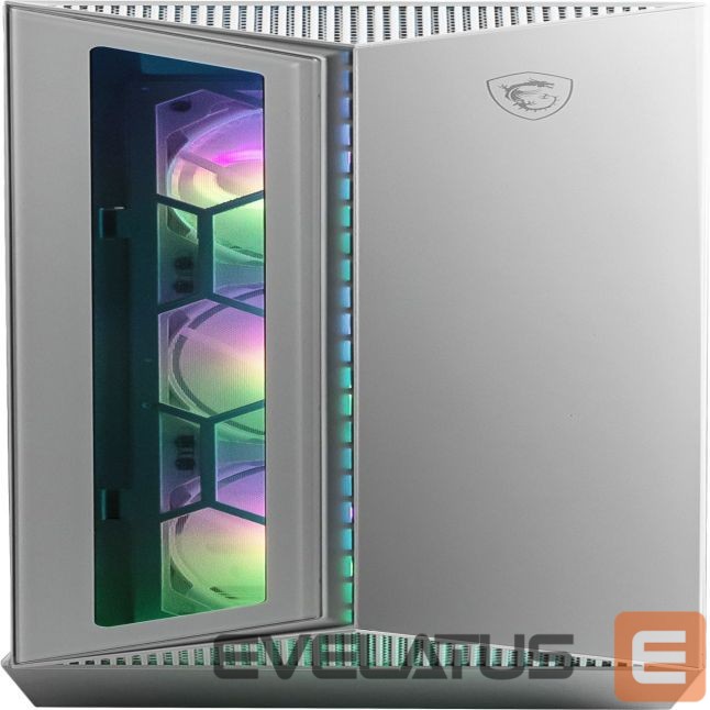 Computer case MSI MPG GUNGNIR 110R White, Mid-Tower, Power supply included No