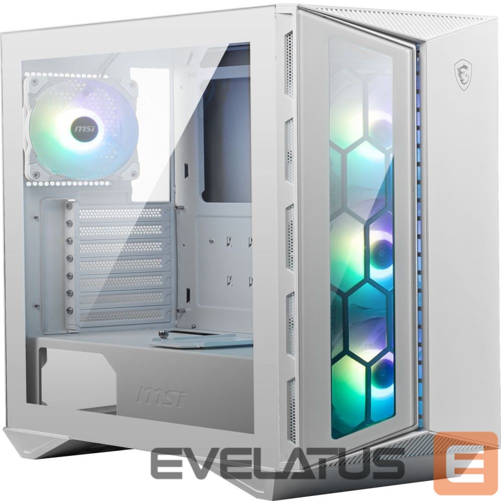 Computer case MSI MPG GUNGNIR 110R White, Mid-Tower, Power supply included No