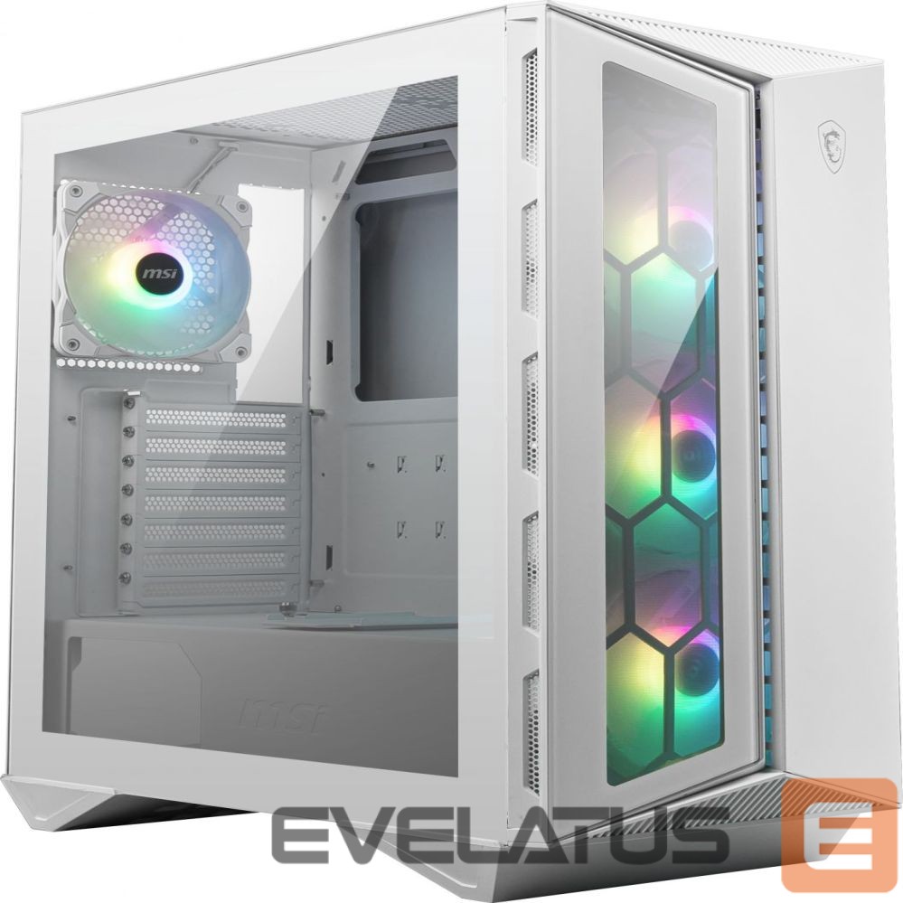 Computer case MSI MPG GUNGNIR 110R White, Mid-Tower, Power supply included No