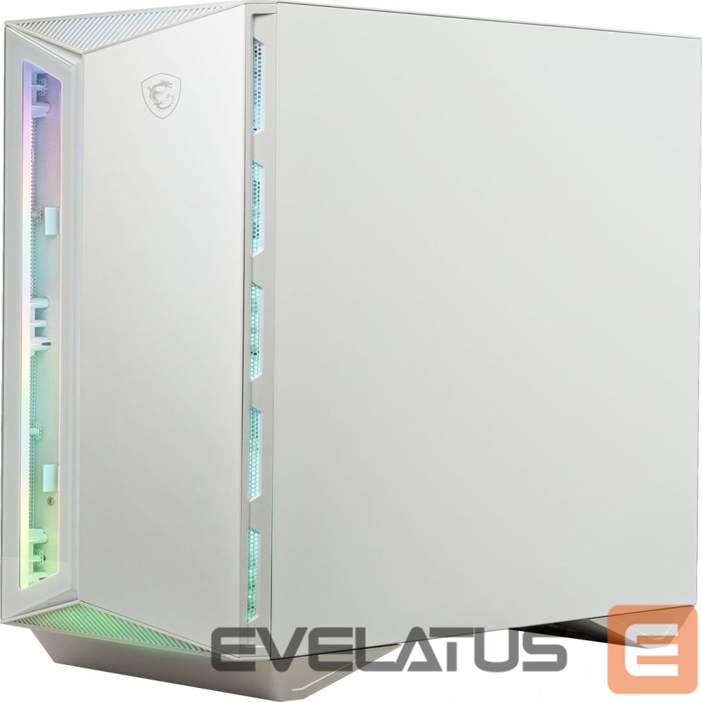 Computer case MSI MPG GUNGNIR 110R White, Mid-Tower, Power supply included No