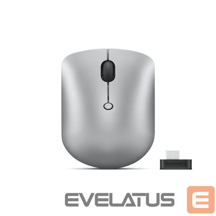 Computer mouse Lenovo Wireless Compact Mouse 540 Cloud Grey, 2.4G Wireless via USB-C receiver