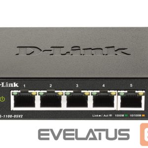 Server - Other Accessories D-link  Smart Managed Switch DGS-1100-05V2/E	 Managed L2, Rackmountable, 1 Gbps (RJ-45) ports quantity 5 
