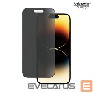 Back panel cover PanzerGlass  Screen protector, Apple, iPhone 14 Pro, Glass, Black, Privacy 