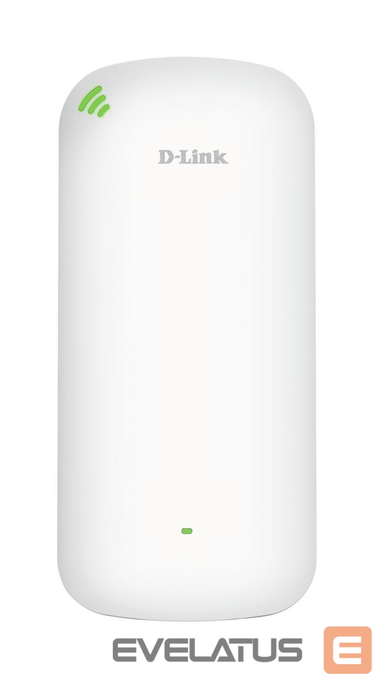 Routers D-link AX1800 Mesh Wi-Fi 6 Range Extender DAP-X1860/E 802.11ac, 1200+574 Mbit/s, 10/100/1000 Mbit/s, Ethernet LAN (RJ-45) ports 1, MU-MiMO Yes, Antenna type 2xInternal