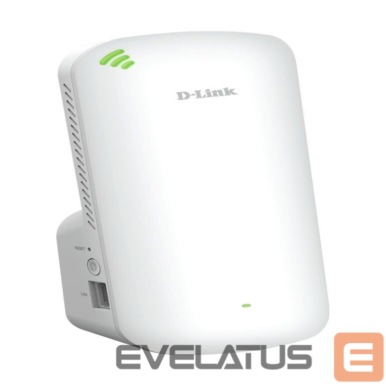 Routers D-link AX1800 Mesh Wi-Fi 6 Range Extender DAP-X1860/E 802.11ac, 1200+574 Mbit/s, 10/100/1000 Mbit/s, Ethernet LAN (RJ-45) ports 1, MU-MiMO Yes, Antenna type 2xInternal