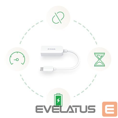 Converter D-link USB-C to 2.5G Ethernet Adapter DUB-E250