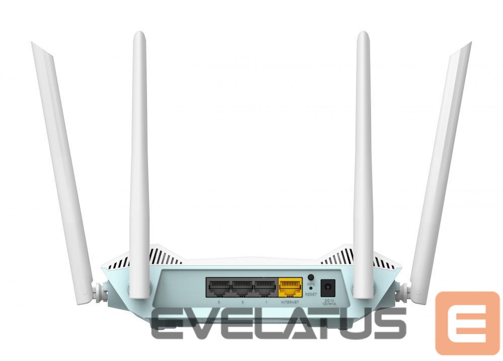 Routers D-link AX1500 Smart Router R15 802.11ax, 1200+300 Mbit/s, 10/100/1000 Mbit/s, Ethernet LAN (RJ-45) ports 3, Mesh Support Yes, MU-MiMO Yes, Antenna type 4xExternal