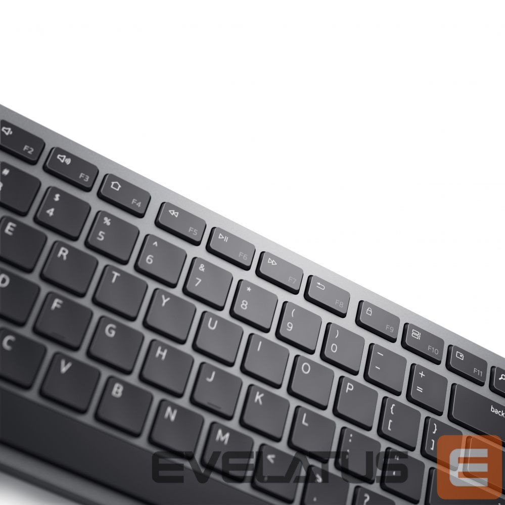 Computer keyboard Dell Keyboard KB700 Wireless, US, 2.4 GHz, Bluetooth 5.0, Titan Gray