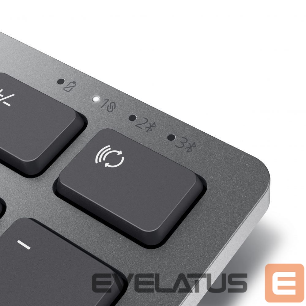 Computer keyboard Dell Keyboard KB700 Wireless, US, 2.4 GHz, Bluetooth 5.0, Titan Gray