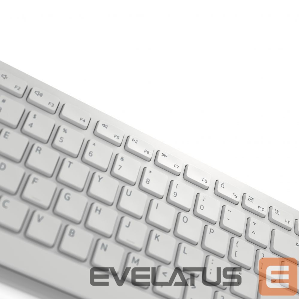 Computer keyboard Dell Keyboard and Mouse KM5221W Pro Wireless, US, 2.4 GHz, White