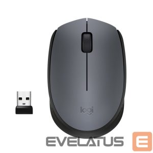 Computer mouse Logitech  M170 Wireless Mouse, Black, Grey 