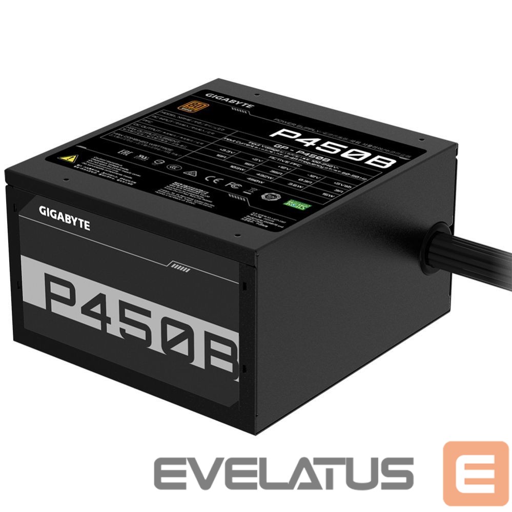 Power Supply Gigabyte GP-P450B 450 W, 80 PLUS Bronze certified
