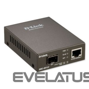 Commutator D-link  1000BaseT to SFP Standalone Media Converter DMC-G01LC Gigabit SFP port, 10/100/1000 Mbps port 