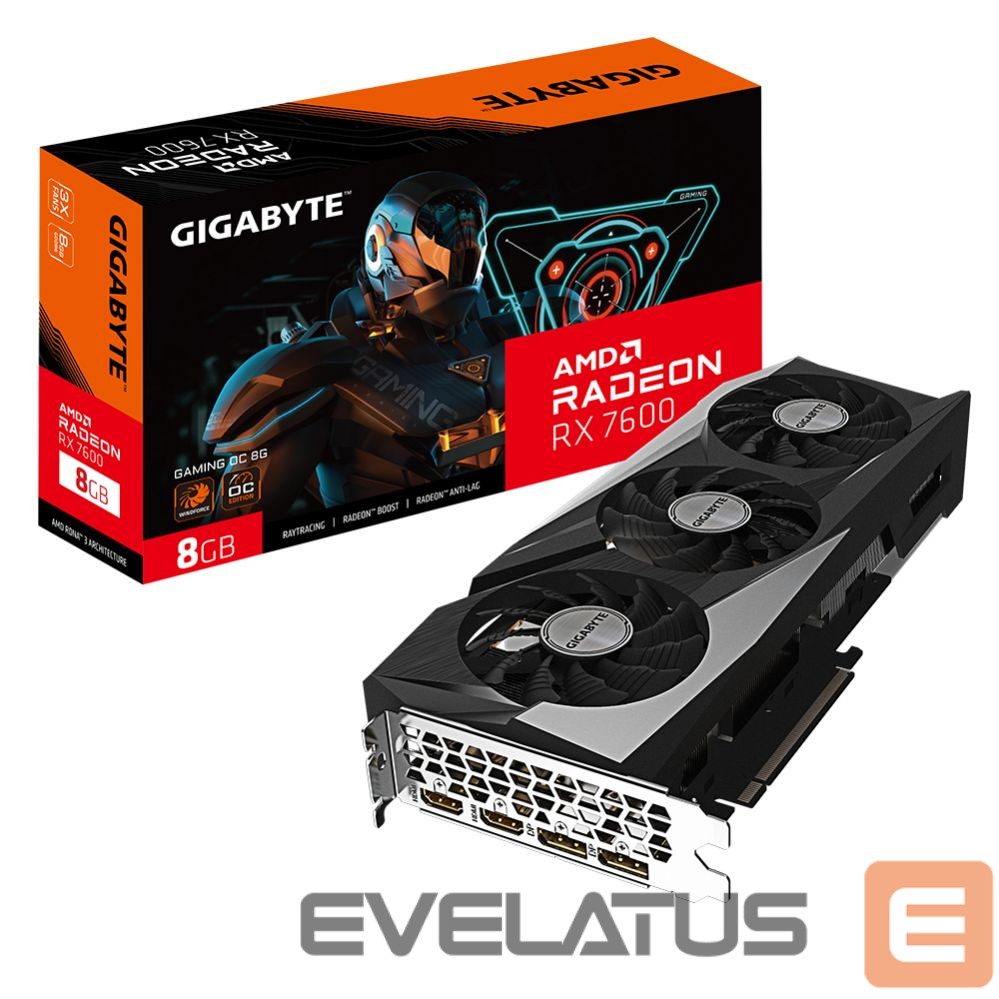 Computer components Gigabyte GIGABYTE Radeon RX7600 GAMING OC 8GB