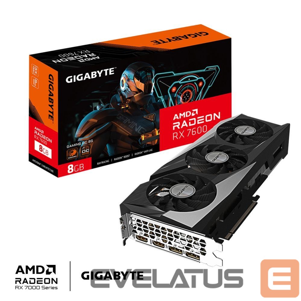 Computer components Gigabyte GIGABYTE Radeon RX7600 GAMING OC 8GB