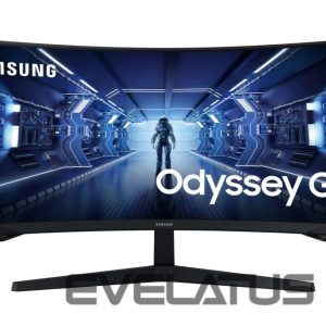 Monitor Samsung  Curved Monitor  LC34G55TWWPXEN 34 ", VA, UWQHD, 3440 x 1440, 21:9, 1 ms, 250 cd/m², Black, 165 Hz, HDMI ports quantity 1 