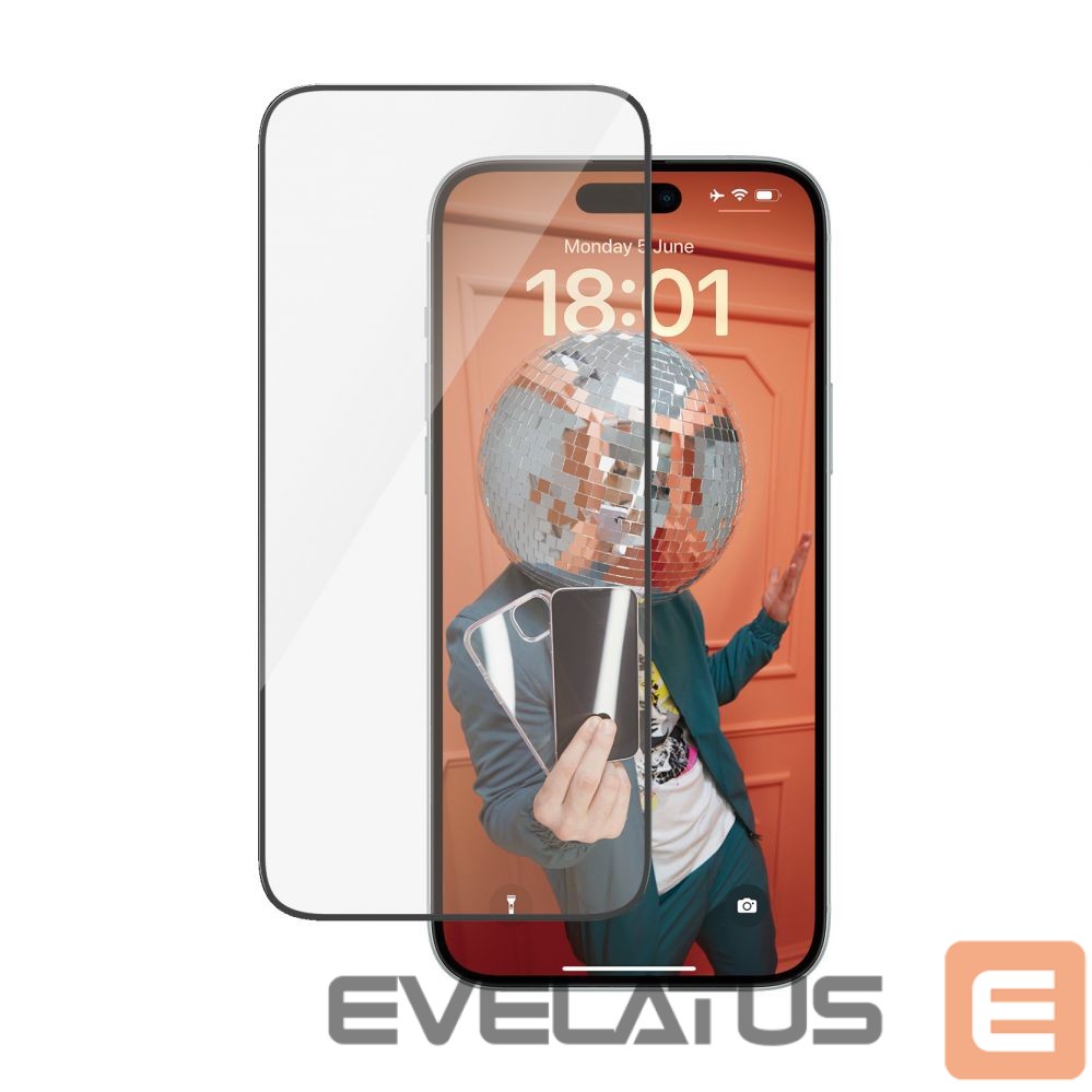 Back panel cover PanzerGlass Screen Protector iPhone 2023 6.7 | Ultra-Wide Fit w. EasyAligner