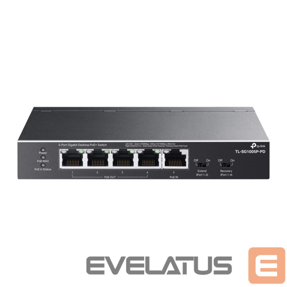 Commutator TP-Link NET SWITCH 5PORT 1000M/TL-SG1005P-PD