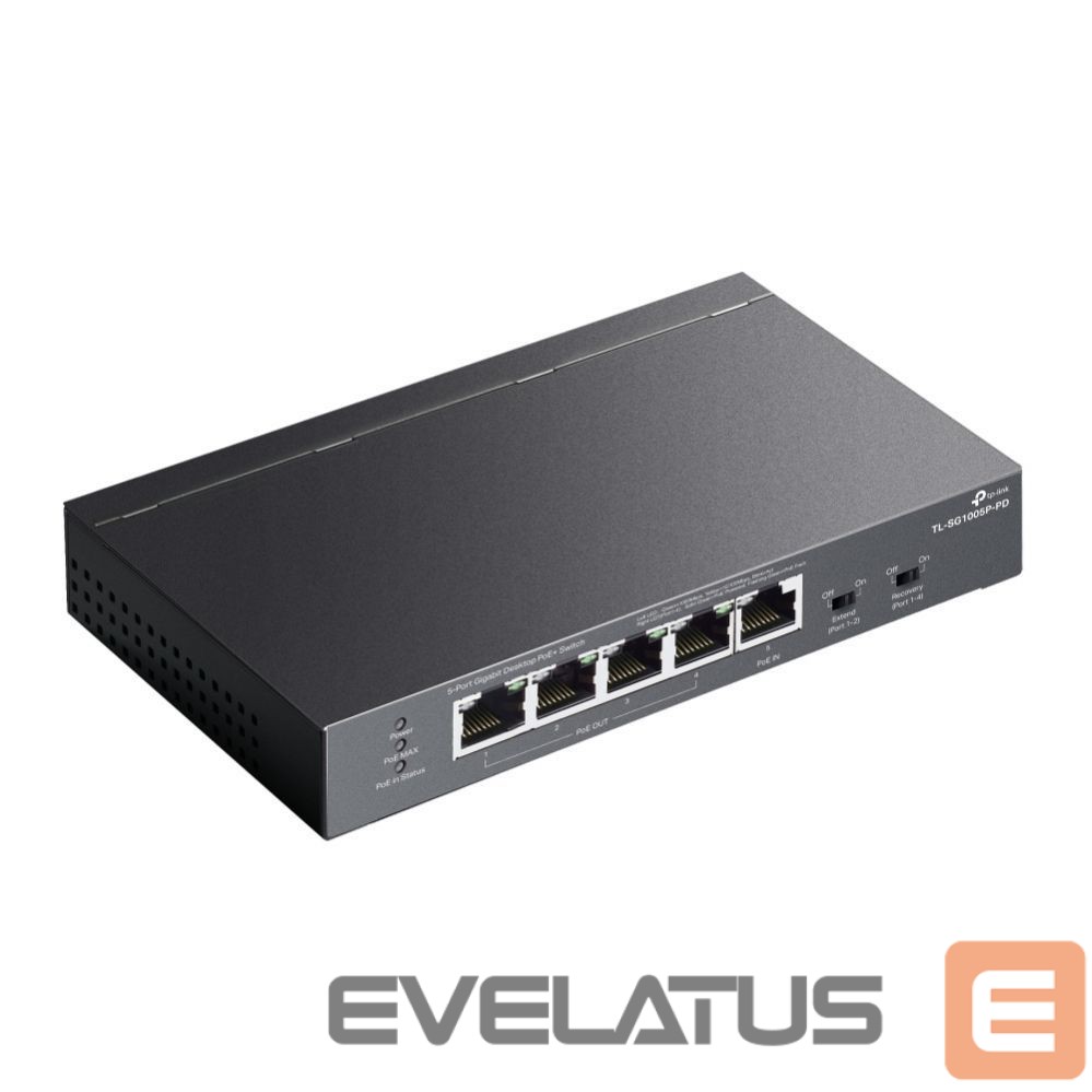 Commutator TP-Link NET SWITCH 5PORT 1000M/TL-SG1005P-PD