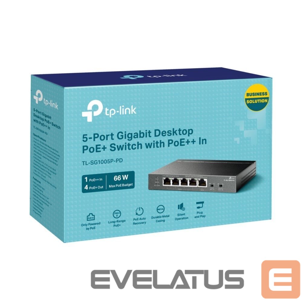 Commutator TP-Link NET SWITCH 5PORT 1000M/TL-SG1005P-PD
